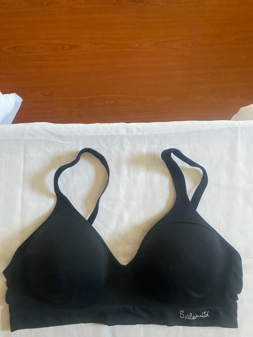 Splendid Black Wireless Padded Comfort Bra